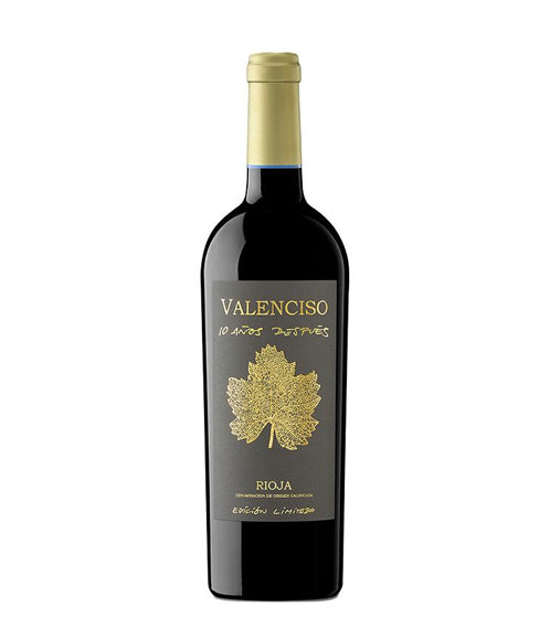 Valenciso Rioja Red 10 anos Despues 2015
