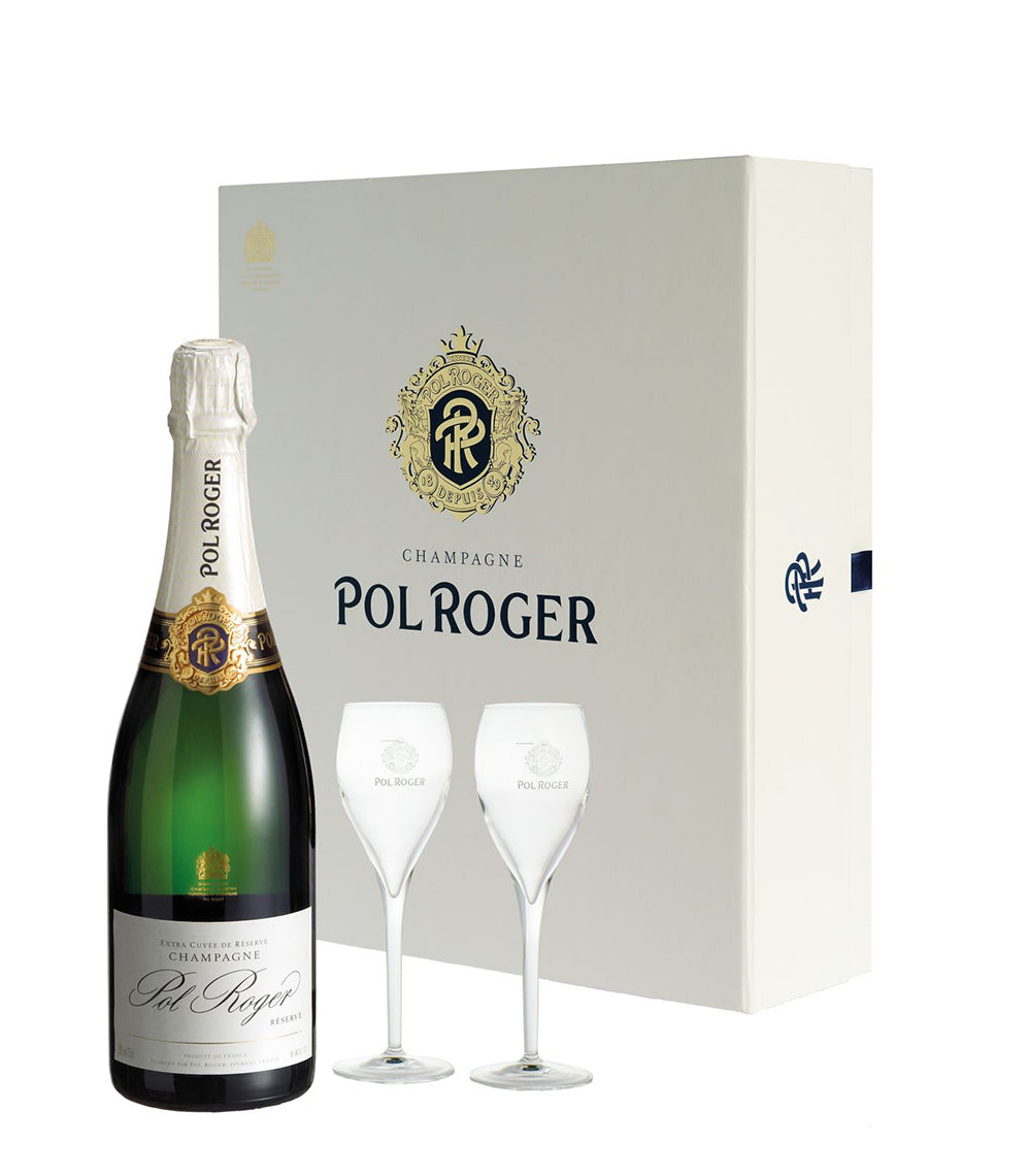 Champagne Pol Roger Brut Réserve Non-Vintage Gift Set