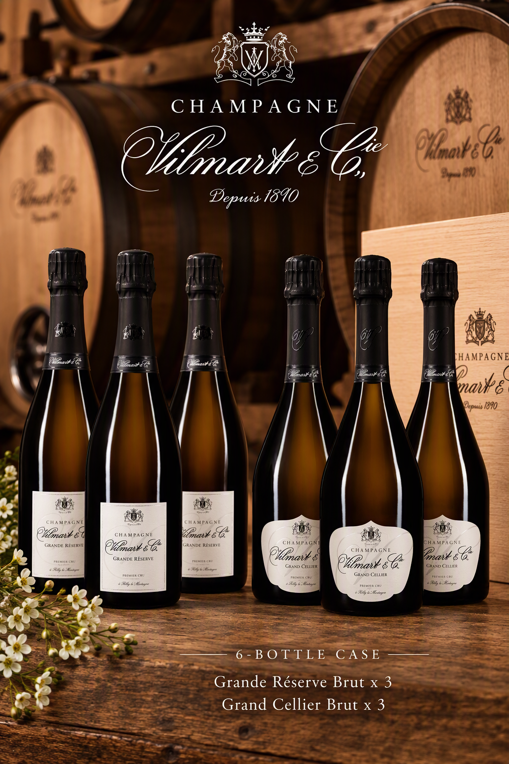 Champagne Vilmart 6 Bottle Case
