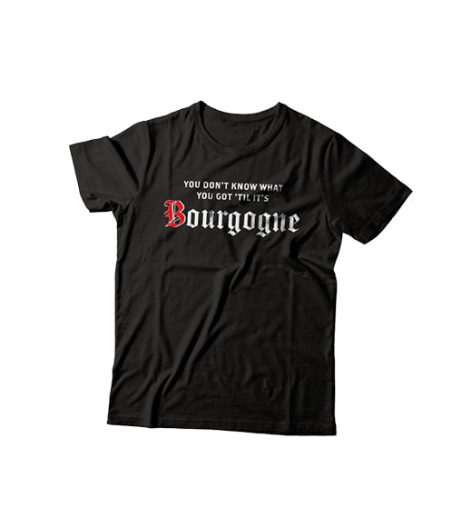 Bourgogne t-shirt - black - medium