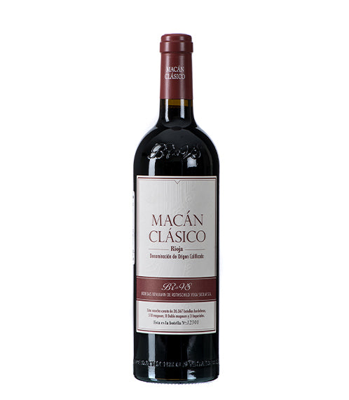 Bodegas Benjamin de Rothschild & Vega Sicilia Rioja Macán Clásico 2019