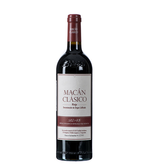 Bodegas Vega Sicilia Rioja Macán Clásico 2020