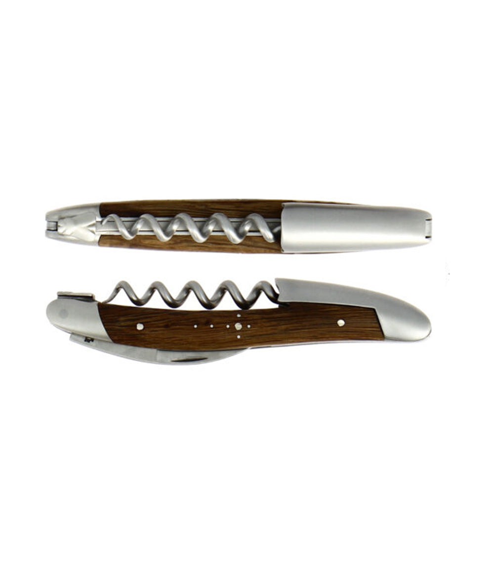 Laguiole Corkscrew Fossilized Oak Matt