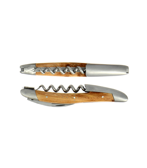 Laguiole corkscrew Juniper handle with matt finish